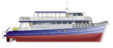 MV scuba adventure - Illustration
